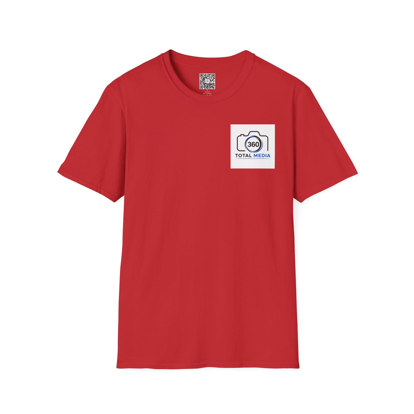 Total Media 360 Logo T-Shirt — Minimal Photographer Camera Tee