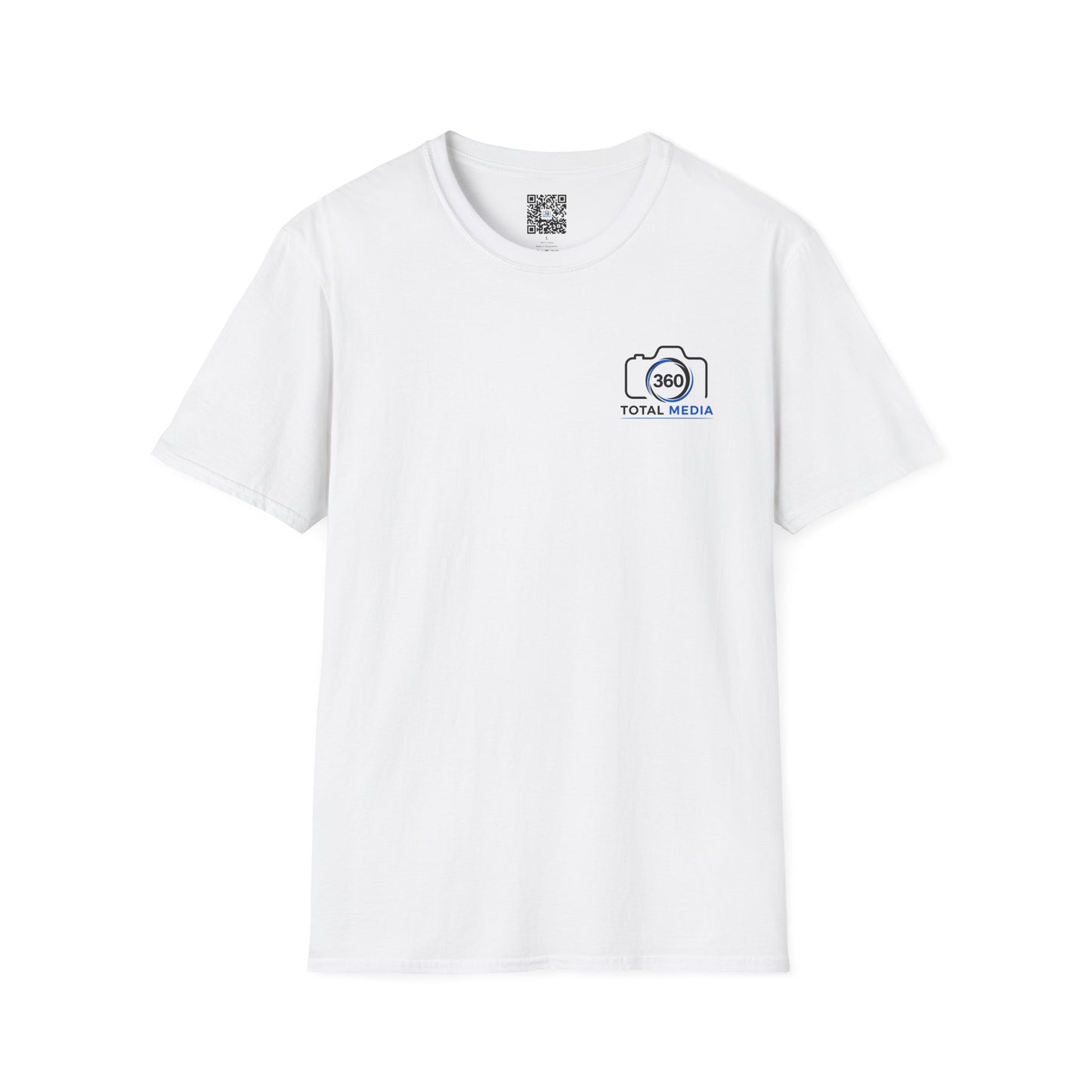 Total Media 360 Logo T-Shirt — Minimal Photographer Camera Tee