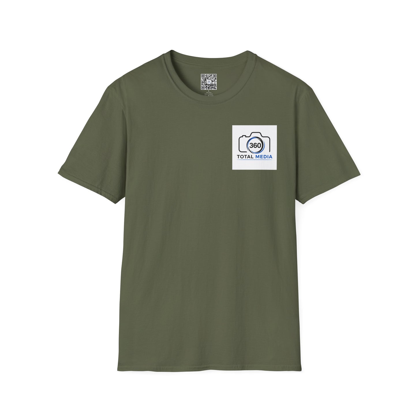 Total Media 360 Logo T-Shirt — Minimal Photographer Camera Tee