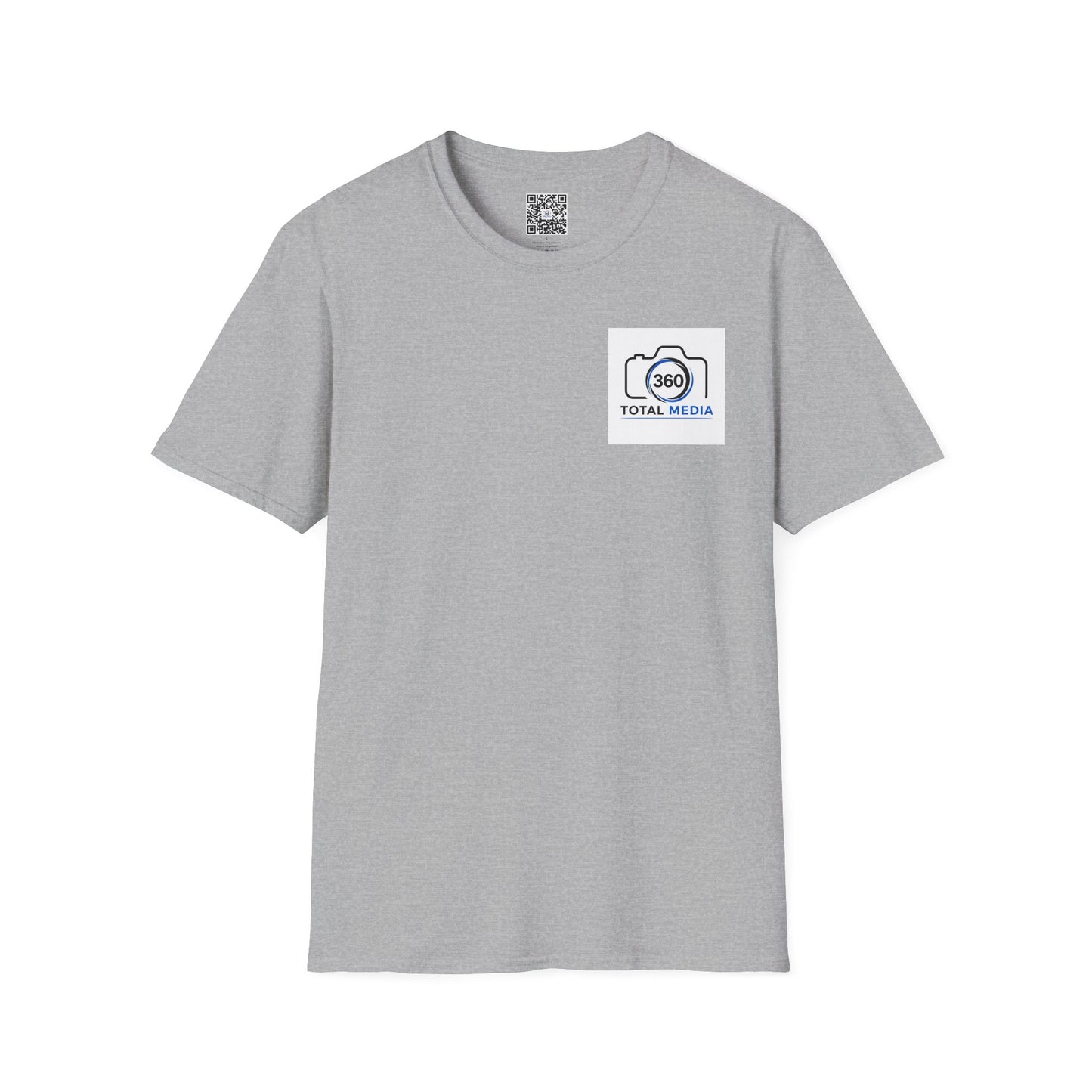 Total Media 360 Logo T-Shirt — Minimal Photographer Camera Tee