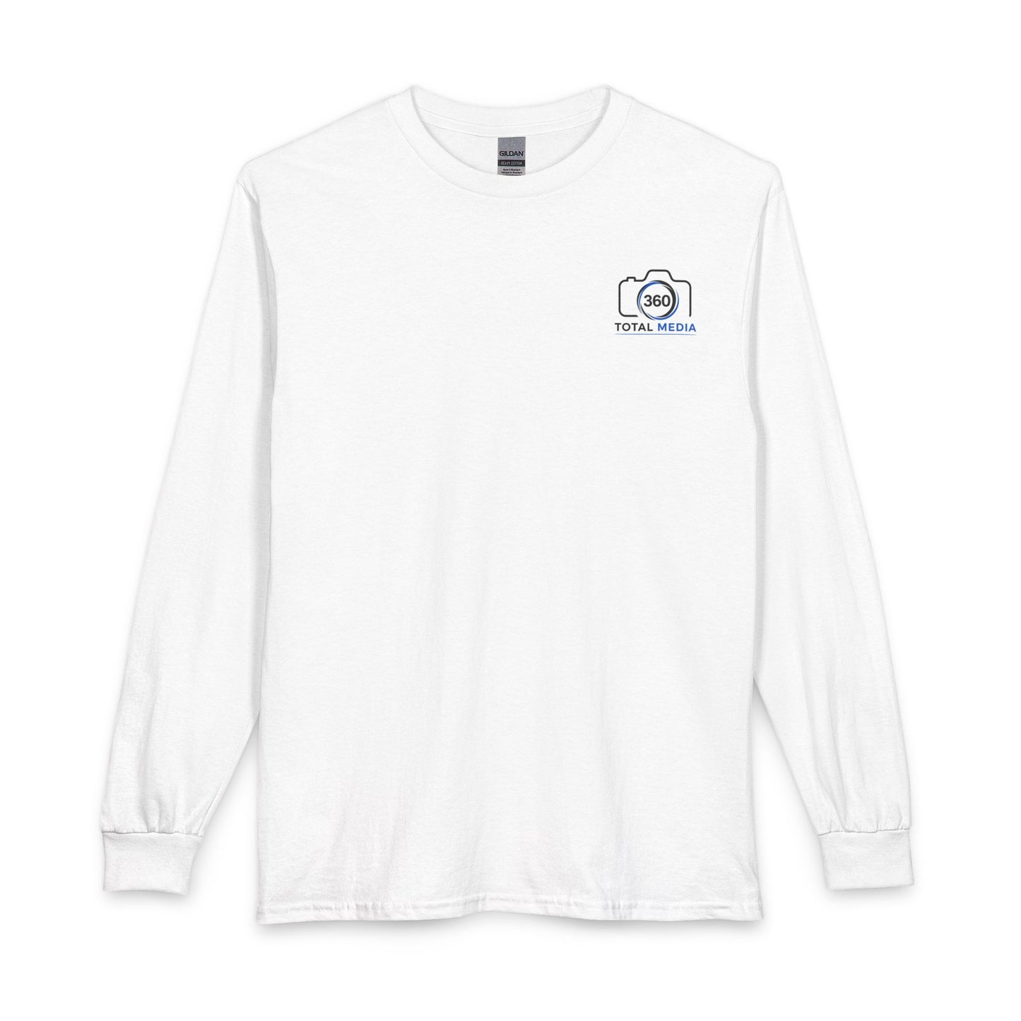 Total Media Camera Logo Long Sleeve Tee — Branded Photography Shirt