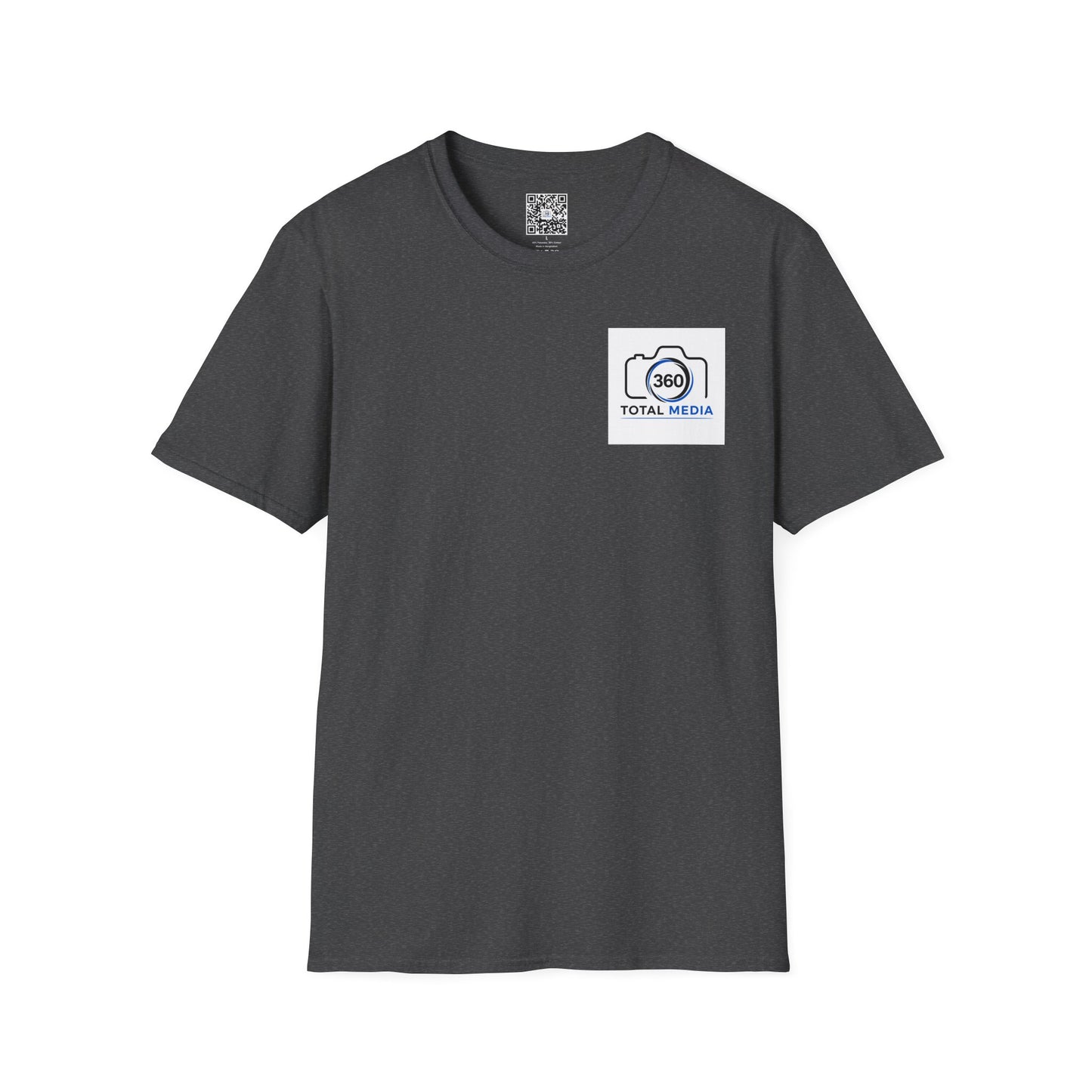 Total Media 360 Logo T-Shirt — Minimal Photographer Camera Tee