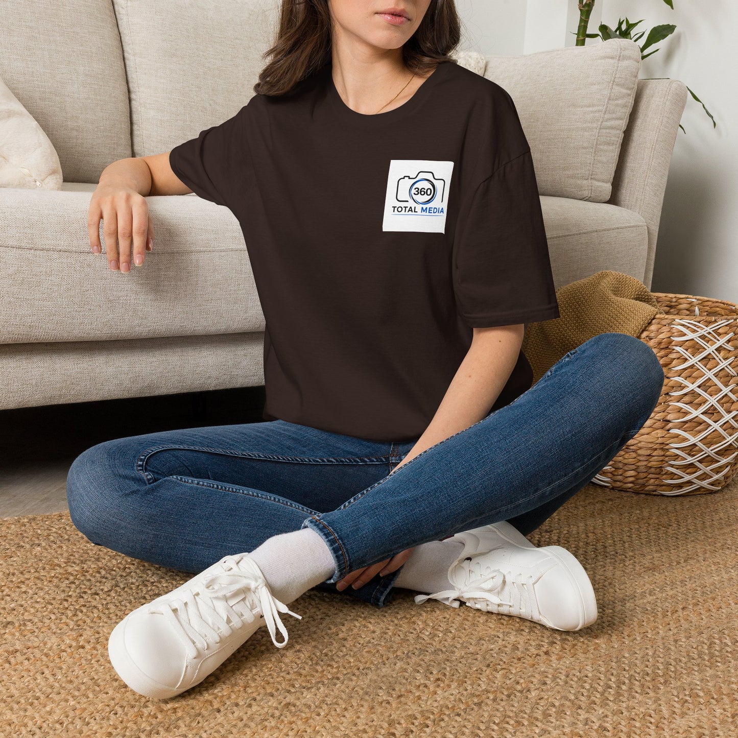 Total Media 360 Logo T-Shirt — Minimal Photographer Camera Tee