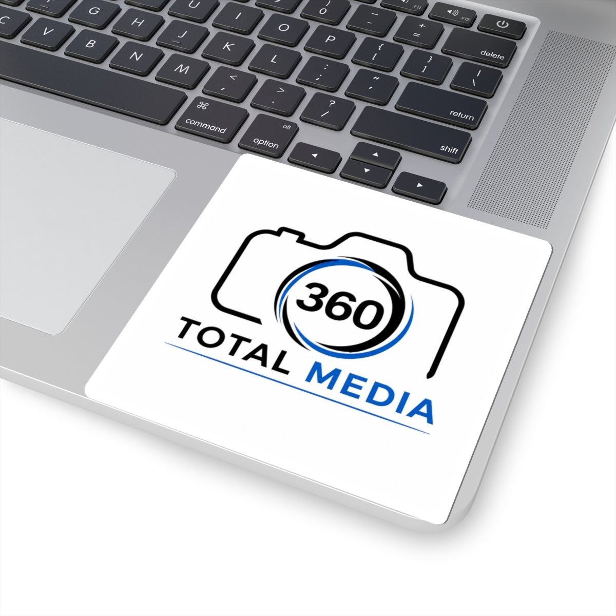 Total Media 360 Logo Kiss-Cut Sticker — Camera Branding Decal