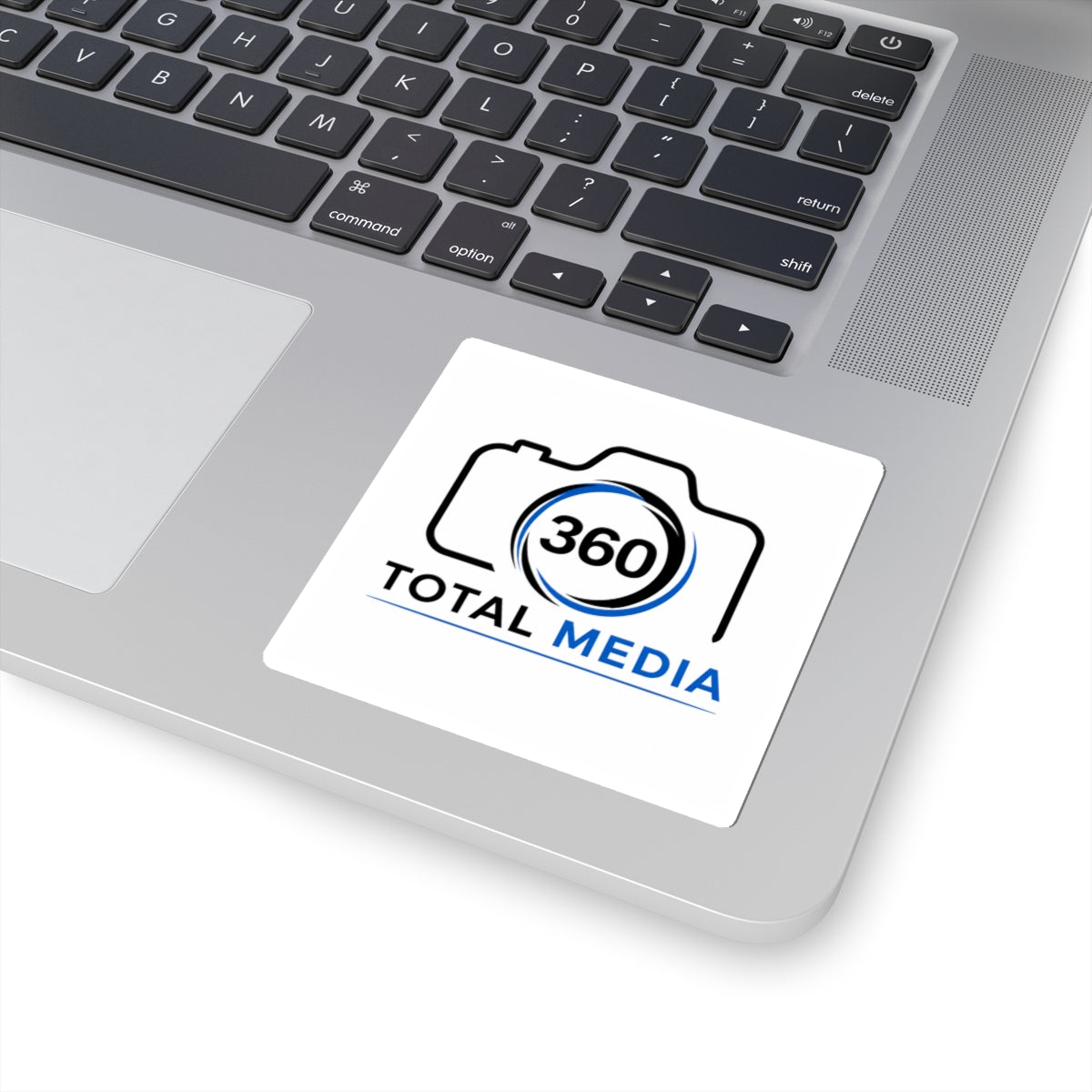 Total Media 360 Logo Kiss-Cut Sticker — Camera Branding Decal