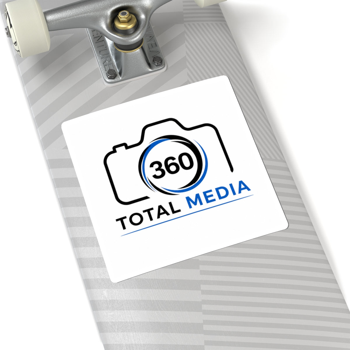Total Media 360 Logo Kiss-Cut Sticker — Camera Branding Decal
