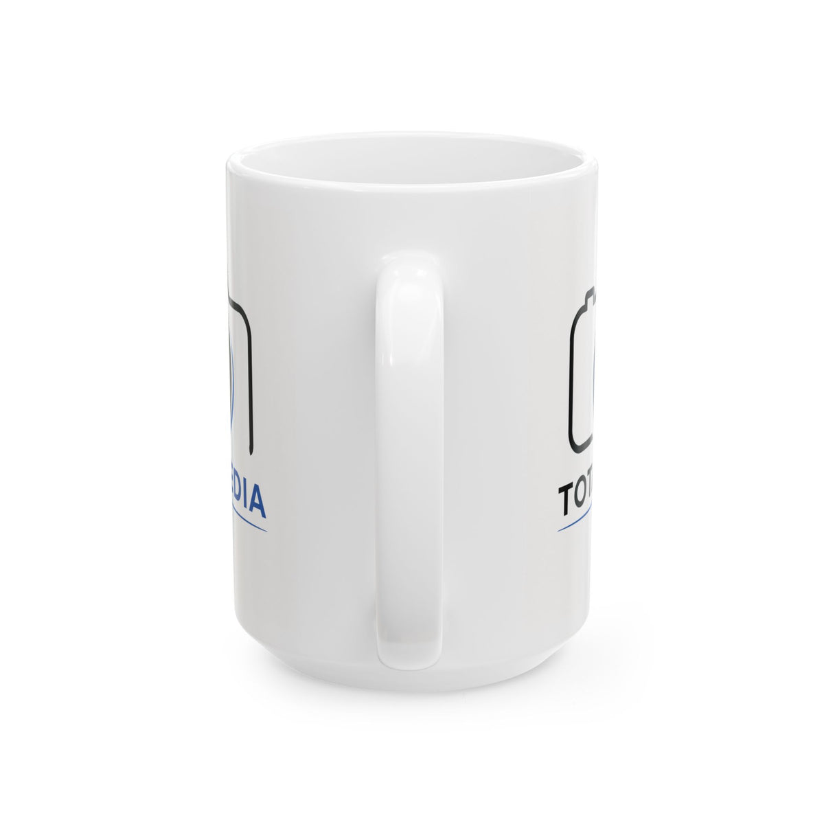 Total Media Camera Logo Ceramic Mug — Photographer Coffee Cup (11oz/15oz)