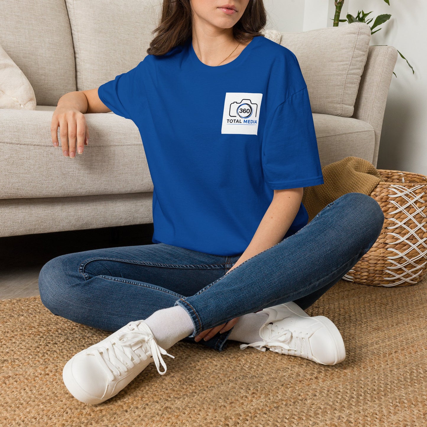 Total Media 360 Logo T-Shirt — Minimal Photographer Camera Tee