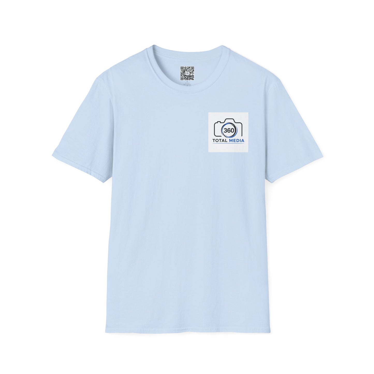 Total Media 360 Logo T-Shirt — Minimal Photographer Camera Tee