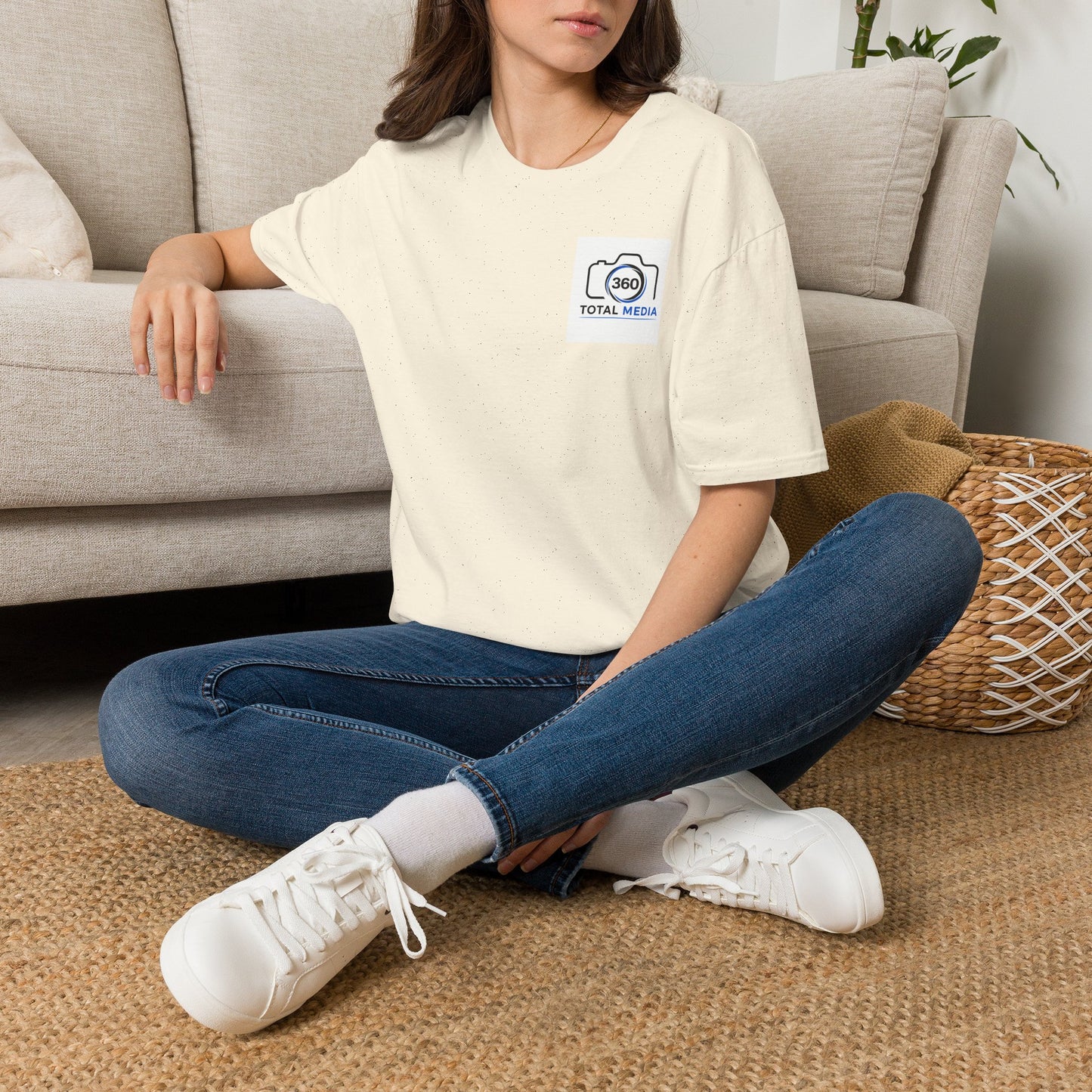 Total Media 360 Logo T-Shirt — Minimal Photographer Camera Tee