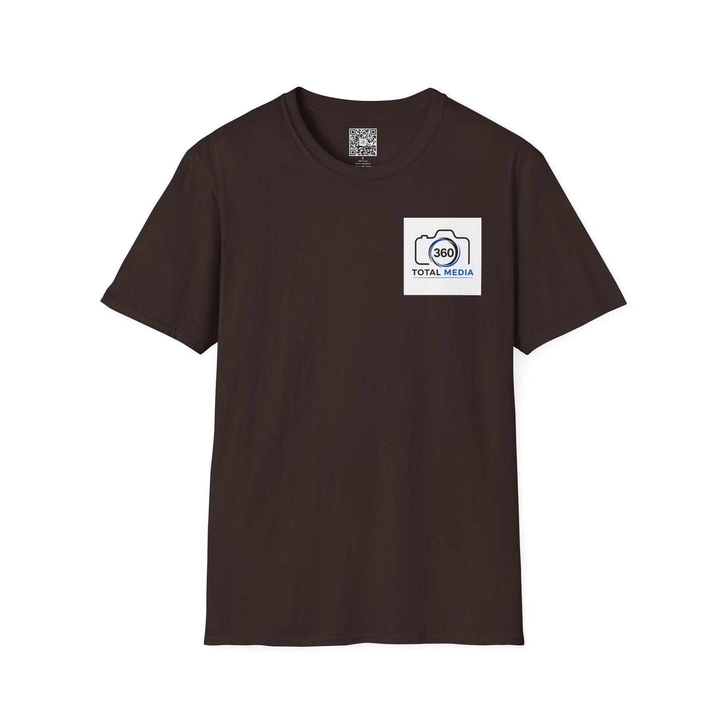 Total Media 360 Logo T-Shirt — Minimal Photographer Camera Tee