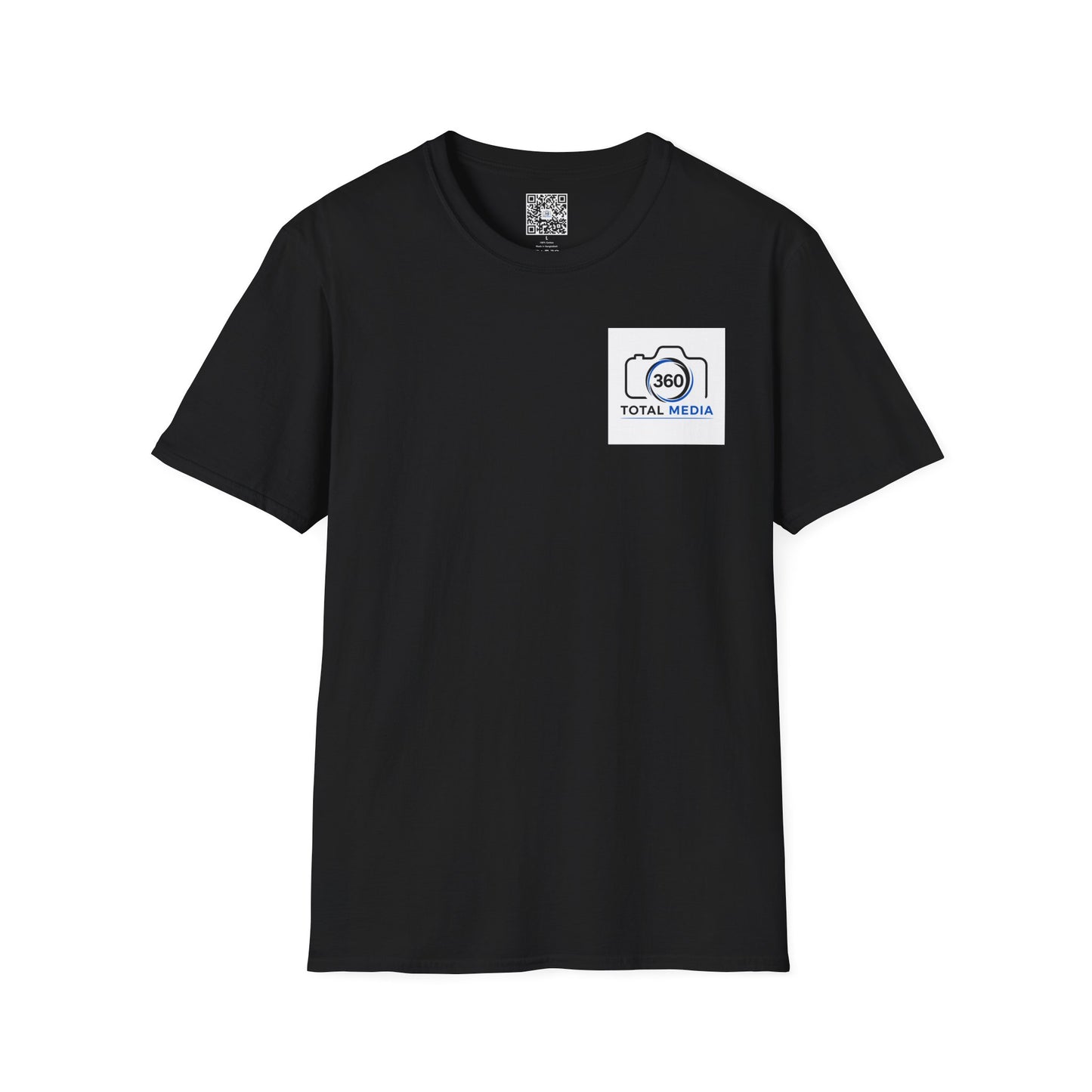 Total Media 360 Logo T-Shirt — Minimal Photographer Camera Tee